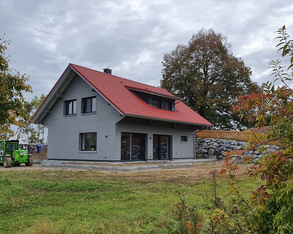 Umbau Schuppen in Einfamilienhaus