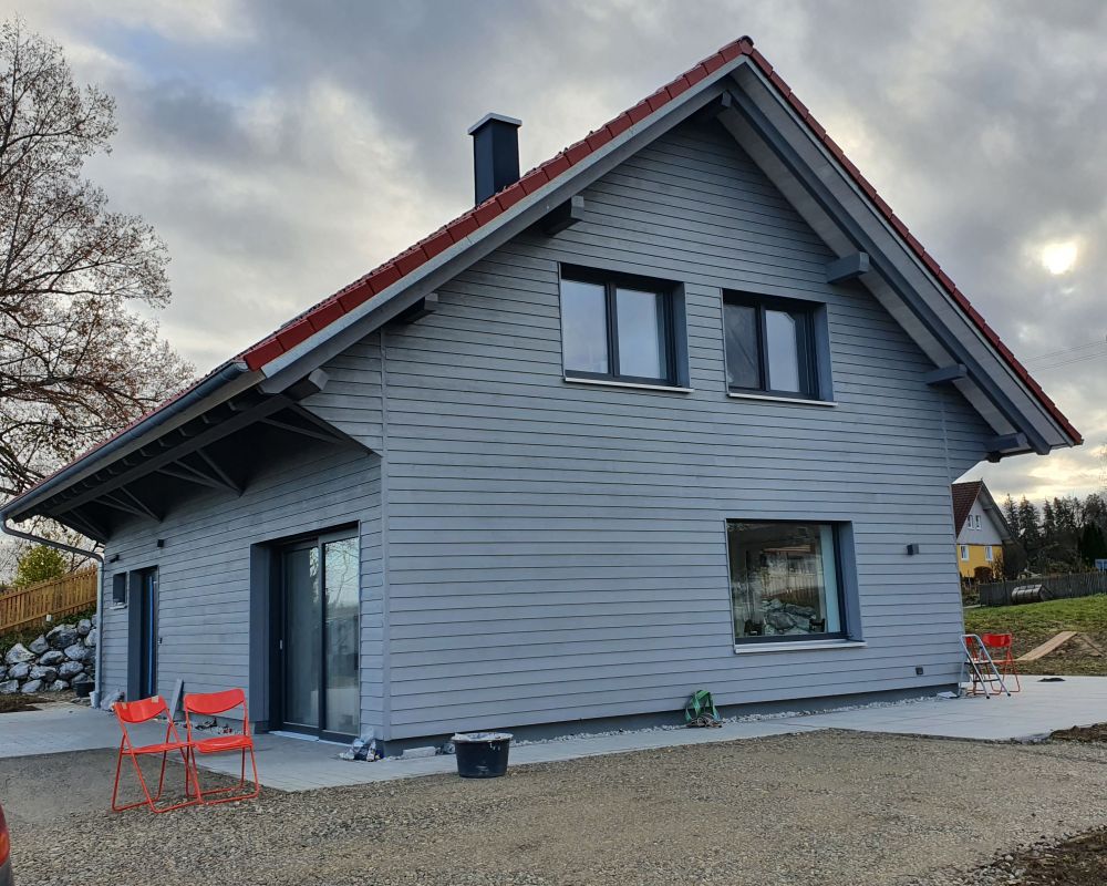 Umbau Schuppen in Einfamilienhaus
